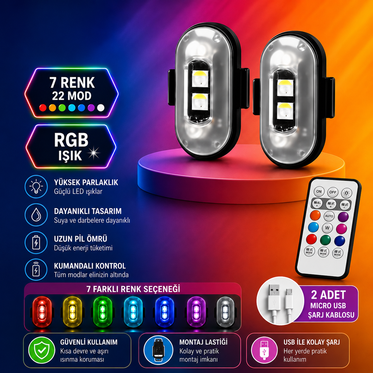MistCar™ Kablosuz Led